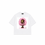Sakura Ape Oversize Beyaz Tişört