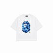 Blue Camo Ape Oversize Beyaz Tişört