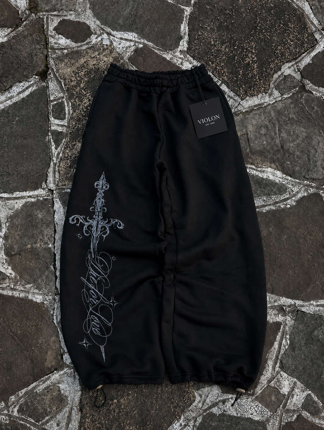 Defeat Gothic Baggy Kalıp Unisex Eşofman Altı