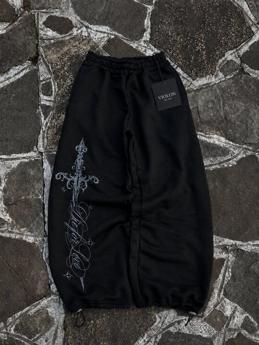 Defeat Gothic Baggy Kalıp Unisex Eşofman Altı