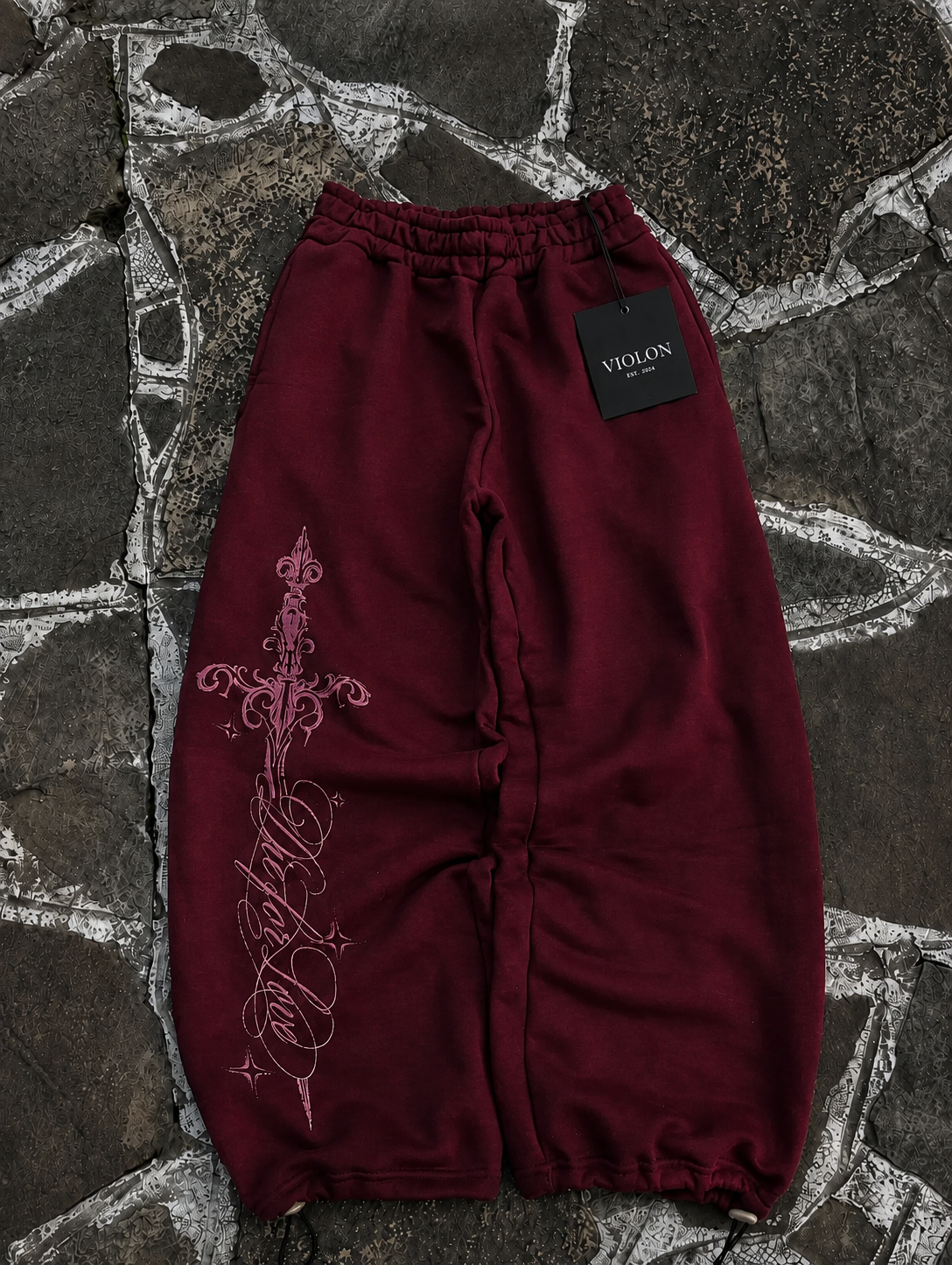 Defeat Gothic Baggy Kalıp Unisex Eşofman Altı