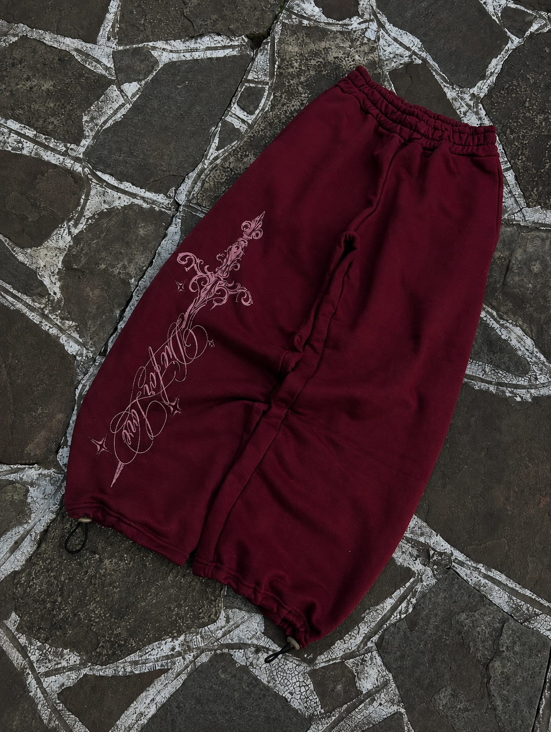 Defeat Gothic Baggy Kalıp Unisex Eşofman Altı