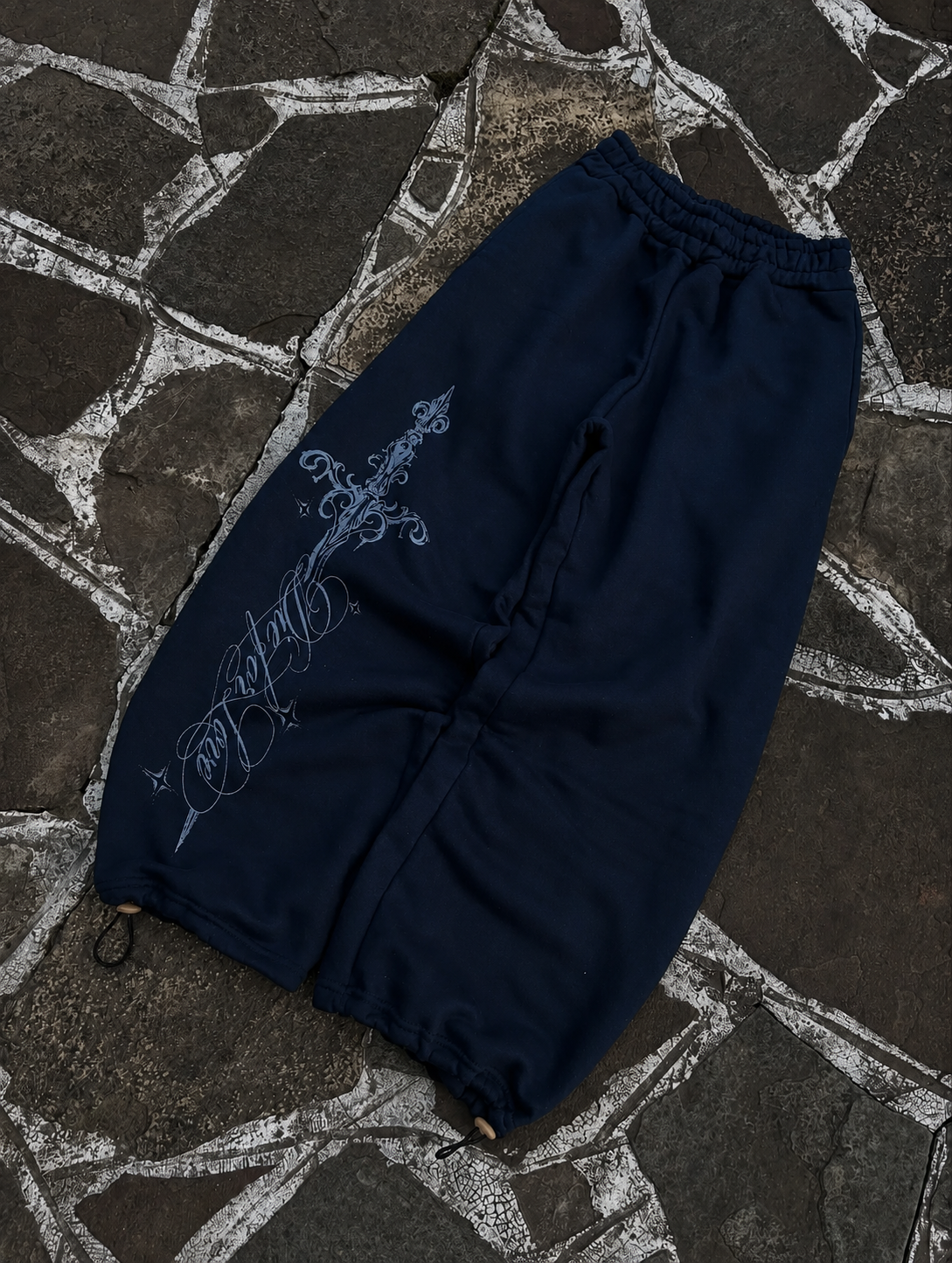Defeat Gothic Baggy Kalıp Unisex Eşofman Altı