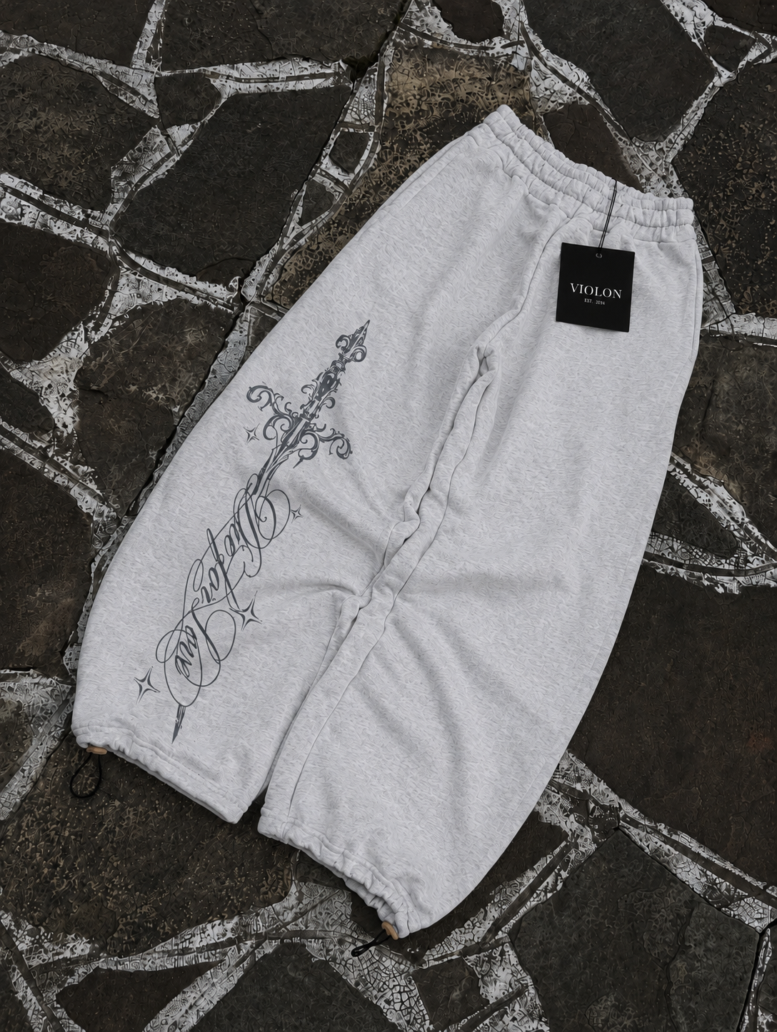 Defeat Gothic Baggy Kalıp Unisex Eşofman Altı