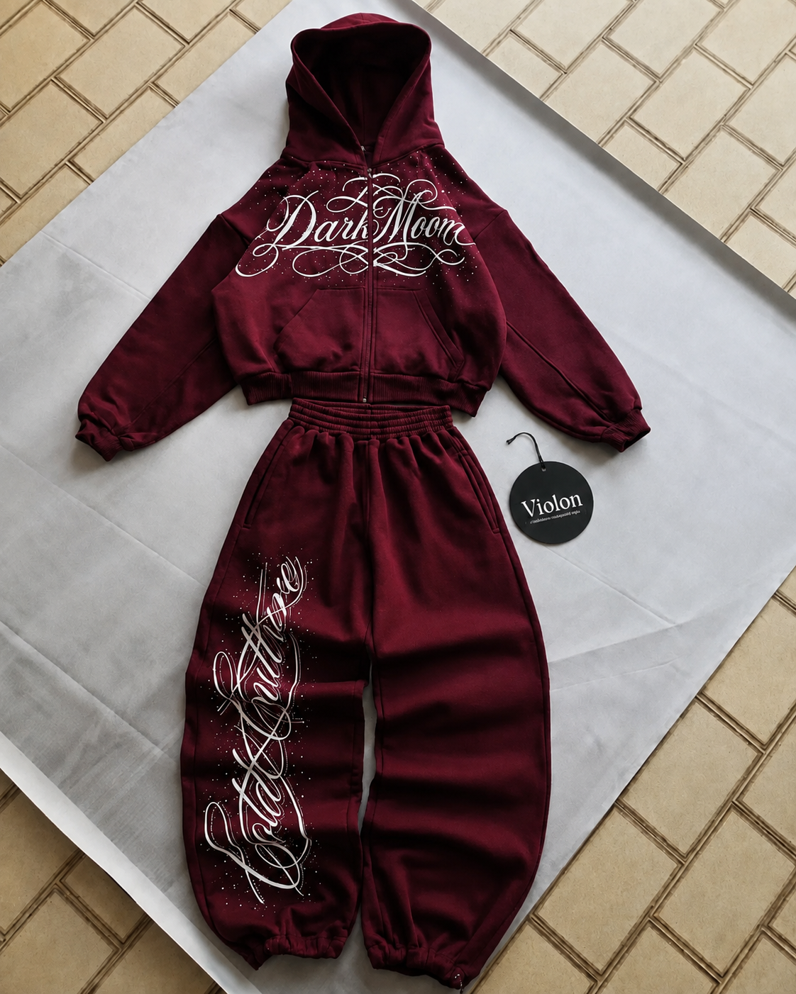 Dark Moon Baggy Kalıp Unisex Eşofman Takımı