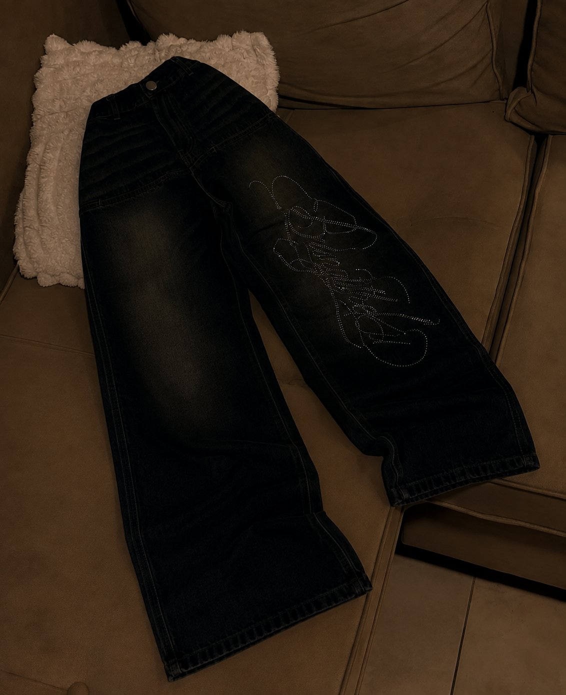 BabyDool Parlak Taşlı Baggy Pantolon