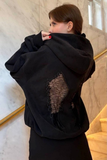 WING SIRT DANTEL KANAT DETAYLI SWEATSHIRT
