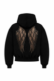 WING SIRT DANTEL KANAT DETAYLI SWEATSHIRT