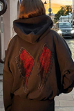 WING SIRT DANTEL KANAT DETAYLI SWEATSHIRT