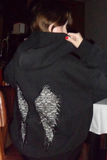 WING SIRT DANTEL KANAT DETAYLI SWEATSHIRT