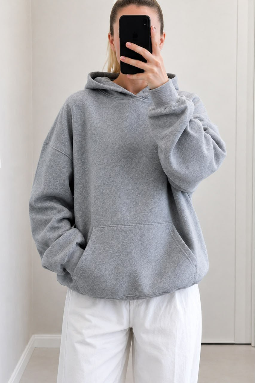 WING SIRT DANTEL KANAT DETAYLI SWEATSHIRT
