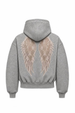 WING SIRT DANTEL KANAT DETAYLI SWEATSHIRT