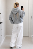 WING SIRT DANTEL KANAT DETAYLI SWEATSHIRT