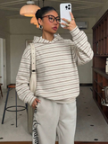 Classic Stripe Premium Kapüşonlu Hoodie