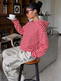 Classic Stripe Premium Kapüşonlu Hoodie