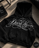 Dark Moon Crystal Zip Hoodie