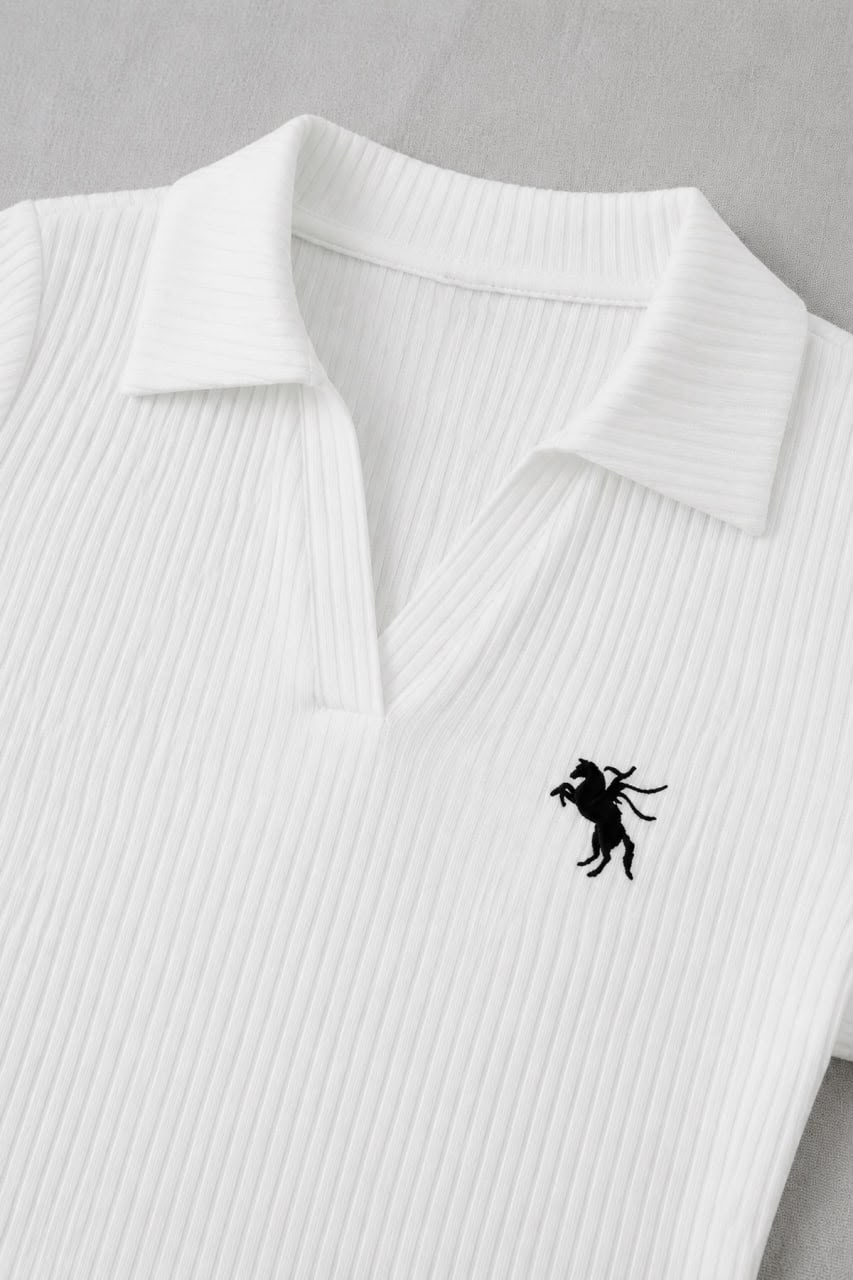 Uzun Kollu Zıbınlı Fitilli Polo