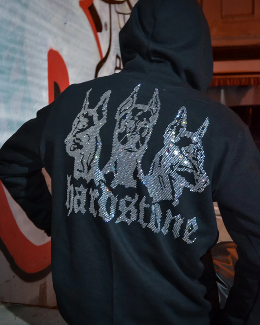 Hardstone Taş Detaylı Hoodie Oversize Sweatshirt