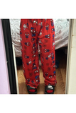 Hello Kitty & Spider-Man Detail Unisex Kırmızı Eşofman Altı