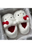 Hello Kitty Yumuşak Tüylü Peluş Panduf Terlik