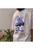 I'm Sally Cars Arabalar Unisex Oversize Tişört