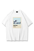 Kadın The Wave Pantone Tshirt Beyaz