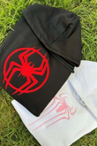 Kapüşonlu Spider Man Çift Sevgili Sweatshirt(İki Adet)