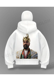 King Timur Detail Full Mask Oversize Hırka