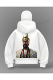 King Timur Detail Full Mask Oversize Hırka