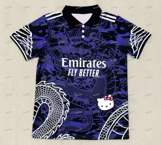 Lacivert Kitty Forma Madrid Dragon Jersey T-shirt