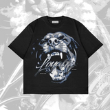 Loyality Baskılı Siyah Renk Oversize T-Shirt