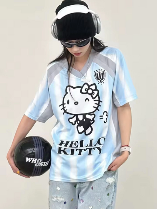 Hello Kitty Fly Mavi Jersey Forma