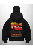 Mcquenn Siyah Samuray Kar Maske Sweatshirt Hırka