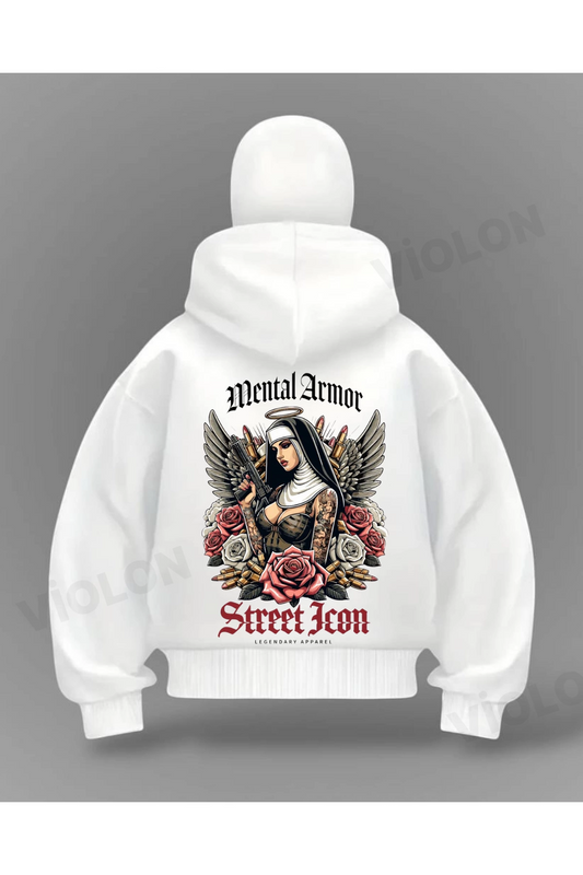 Mental Armor Detail Full Mask Oversize Hırka