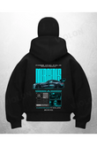 Mercuss Car Siyah Samuray Kar Maske Sweatshirt Hırka