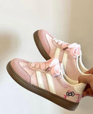 Nakışlı Kitty Pembe Spor Ayakkabı Sneaker