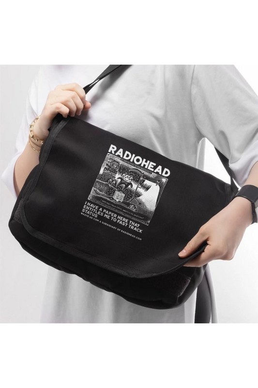 Radiohead Baskılı Unisex Postacı Çantası