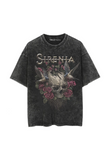 Rock Serisi Sirenia Baskılı Unisex Oversize T-Shirt