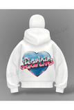 Rosing Heart Detail Full Mask Oversize Hırka