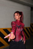 Dijital Baskı Spider Zıbın Body