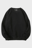 Siyah2  İplik Şardonlu Basic Sweatshirt