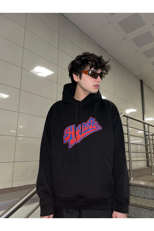 siyah sweatshirt Hysteric Detail Premium Black Hoodie