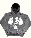 Smoking Woman Cigarette Yıkamalı Sweatshirt