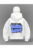 Social Vert Detail Full Mask Oversize Hırka