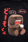 Siyah Domo-Kun Y2K Unisex Oversize Tişört
