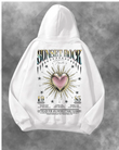 Sunset Rock Baskılı Unisex Oversize Kapüşonlu Sweatshirt