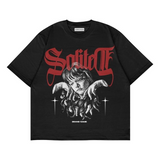 Thinkin Child Siyah Renk Oversize T-Shirt