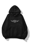 Unisex Punk Gothic Taş Baskılı Sweatshirt