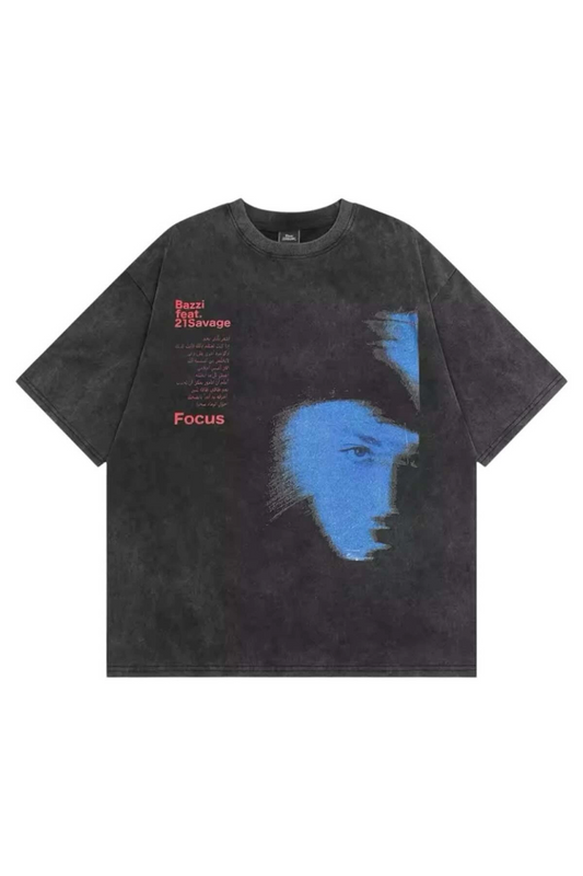 Unisex Savage Yıkamalı Oversize Tshirt