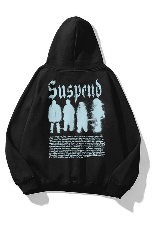 Unisex Suspend Sweatshirt Siyah